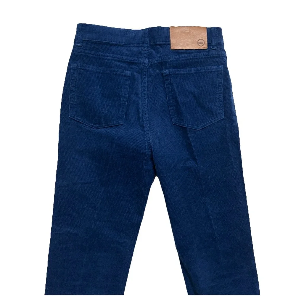 Vineyard Vines Boys Corduroy Pants Navy Blue Stretch Whale Preppy 5 Pocket 12
